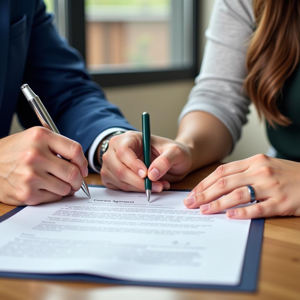 Contract Manufacturing Agreement Signing