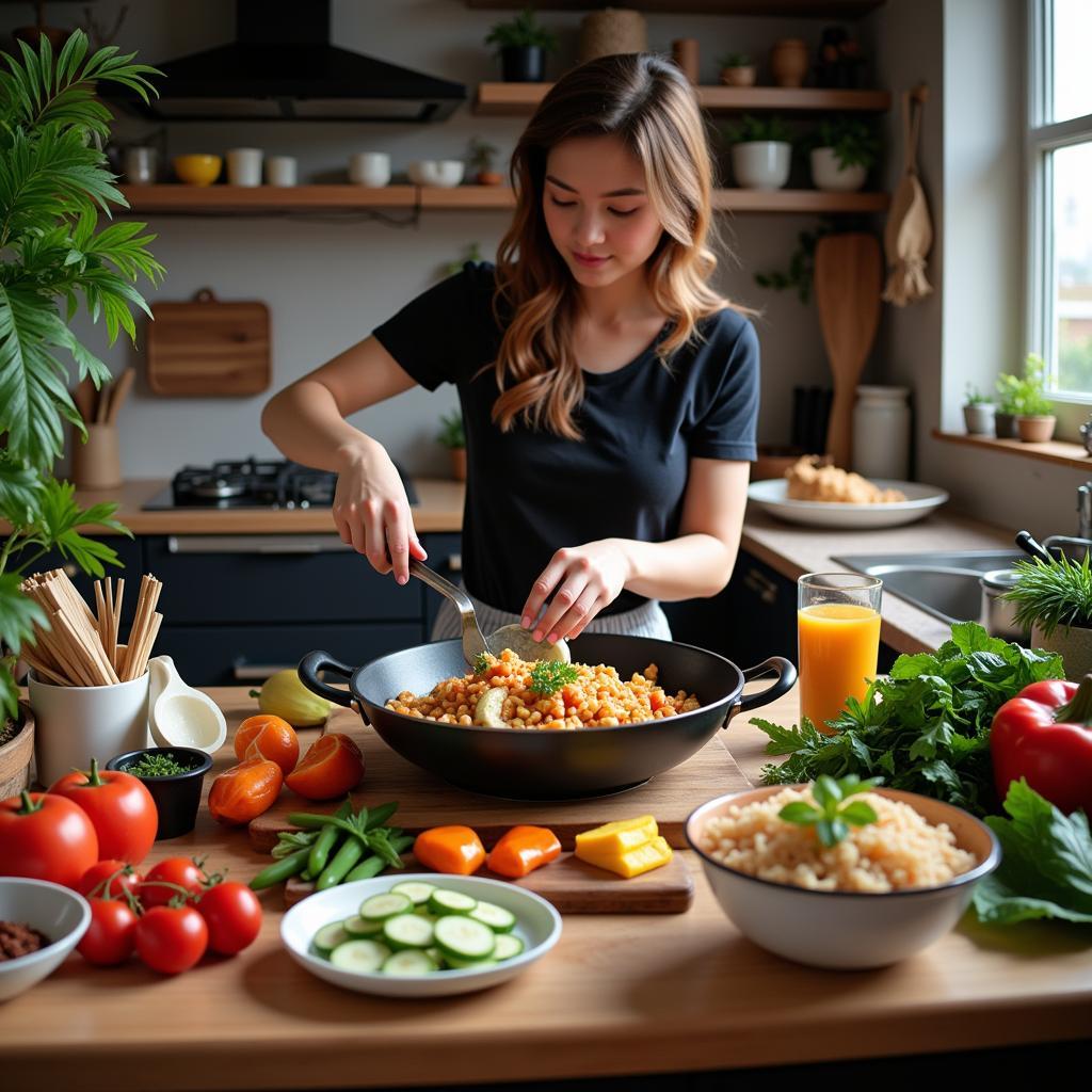 Cooking Maya Thai Food at Home