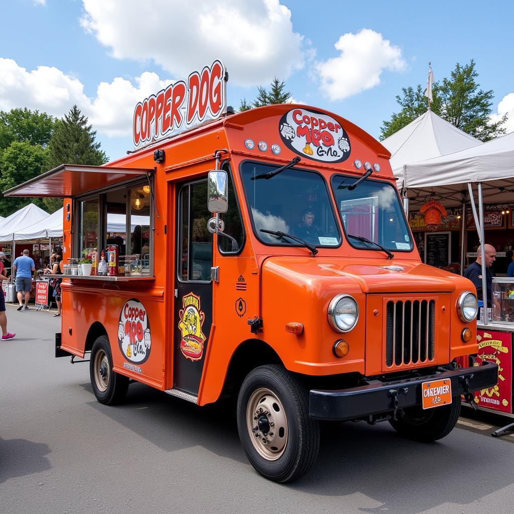 Copper Dog and Co Food Truck Exterior View