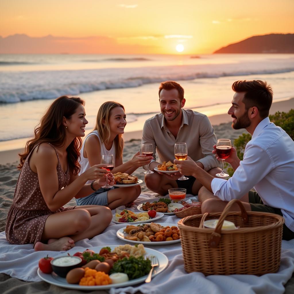 Corolla Food Delivery Beach Picnic