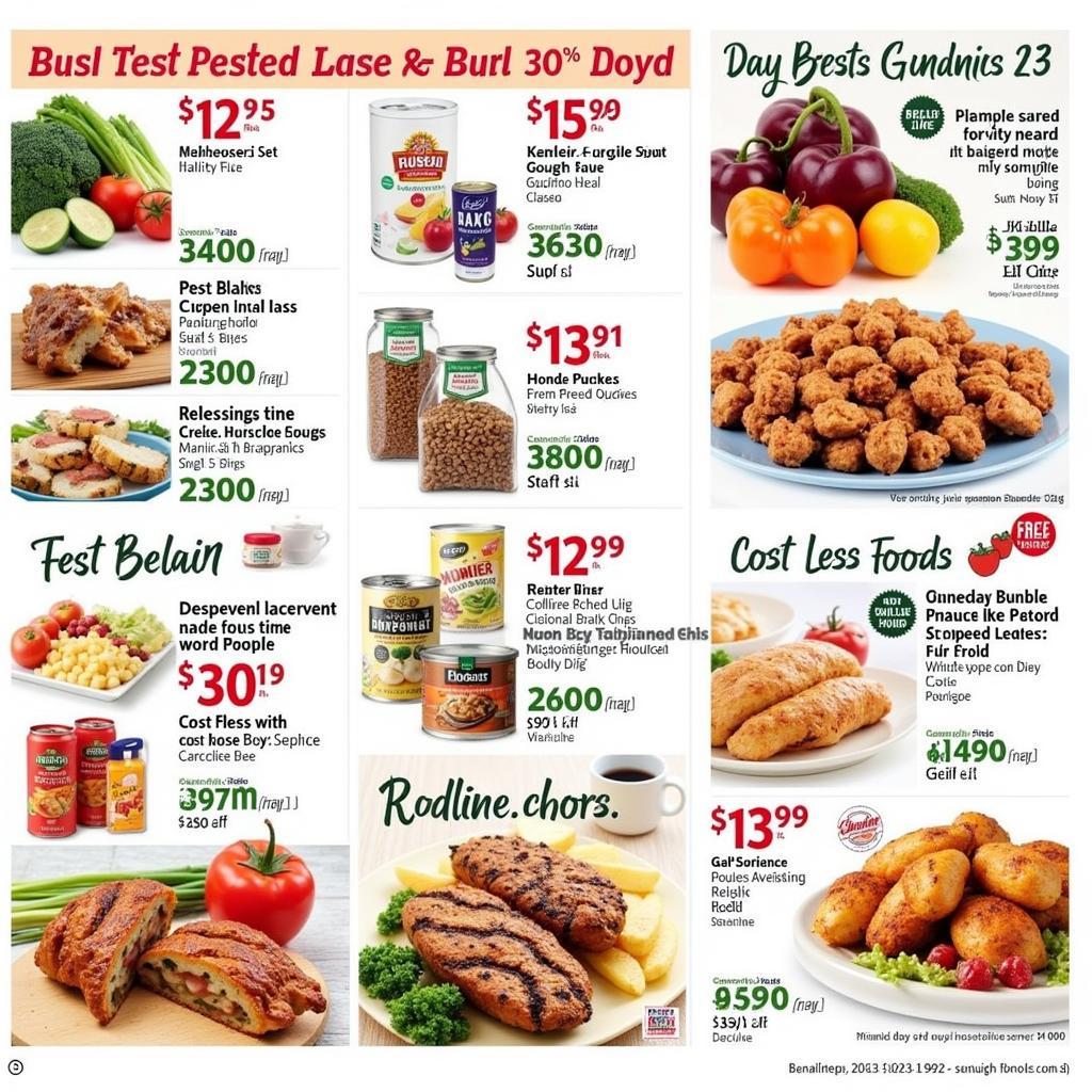 Examples of Cost Less Foods Ads