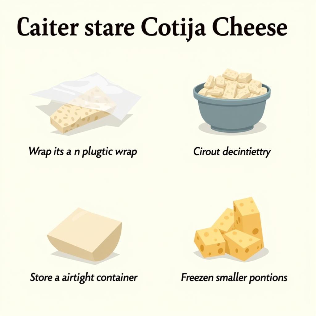 Cotija Cheese Storage Tips