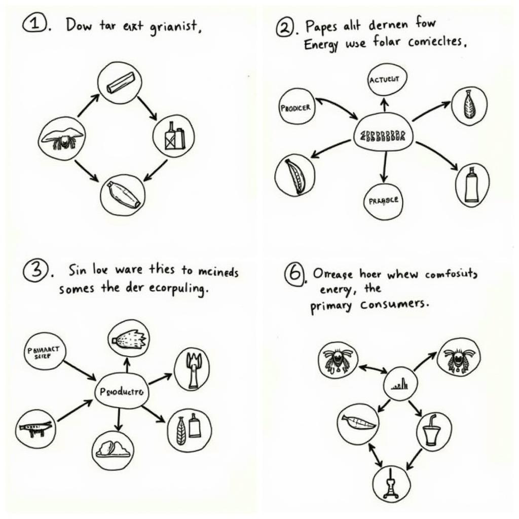 Steps to create a food web diagram