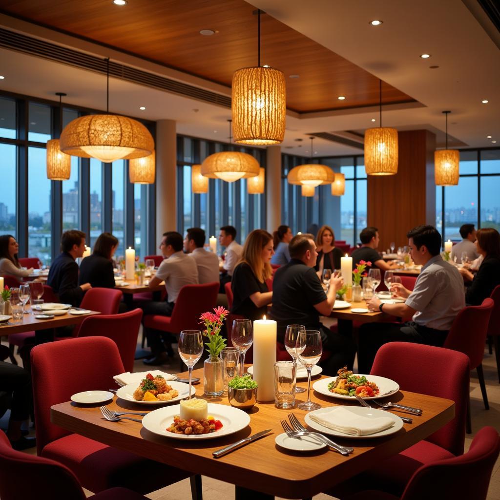 Crowne Plaza Hotel Restaurant Dining Experience