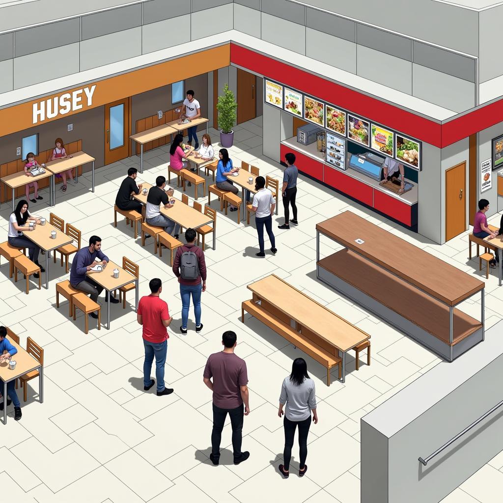 CSUDH Food Court Overview