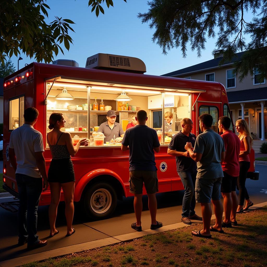 Cuban Food Truck Community Gathering in Tampa