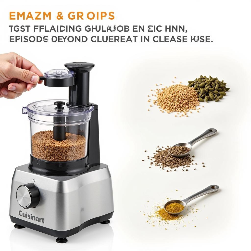 Grinding Spices with the Cuisinart Mini-Prep 3 Cup Food Processor