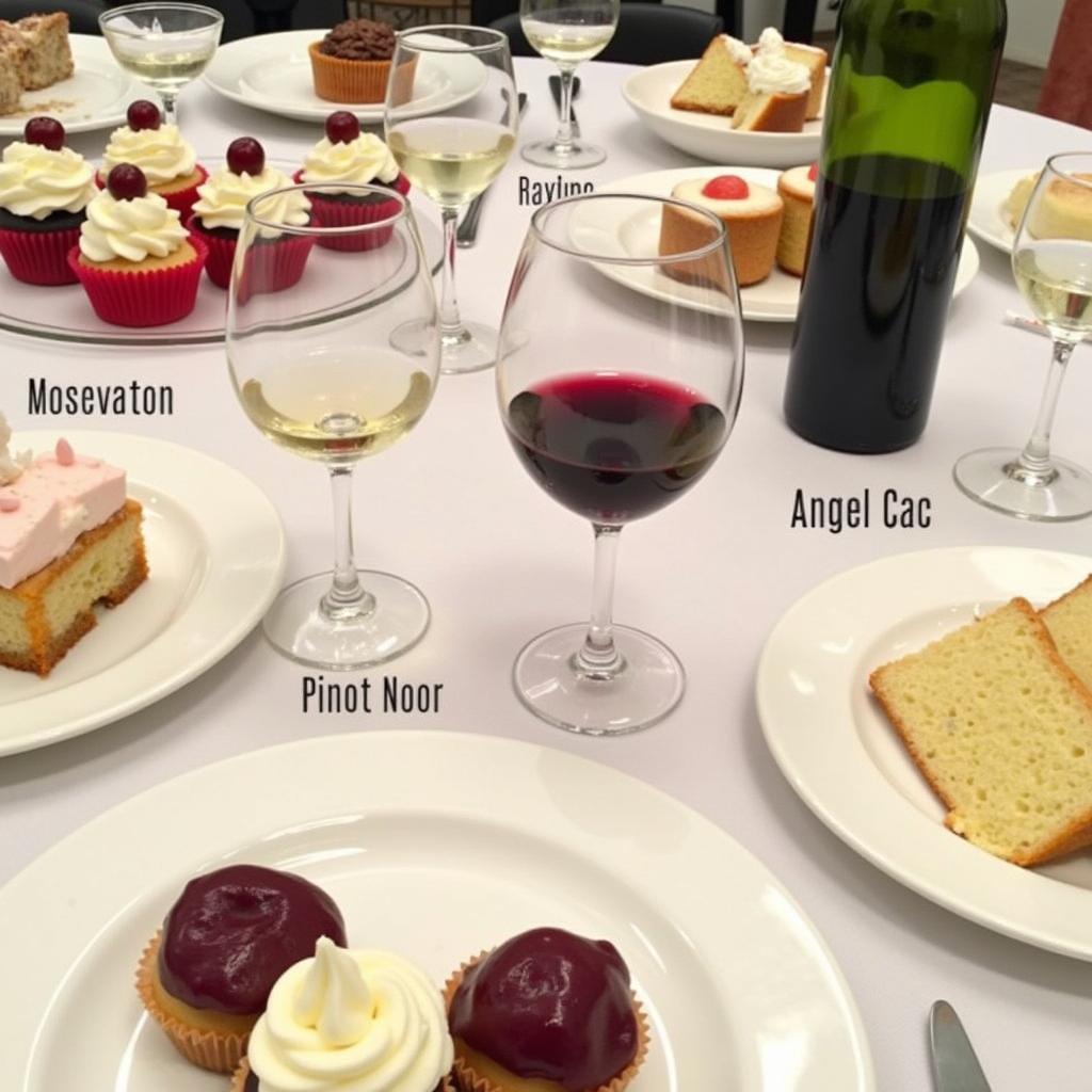 Cupcake and Angel Food Cake Wine Pairing Suggestions