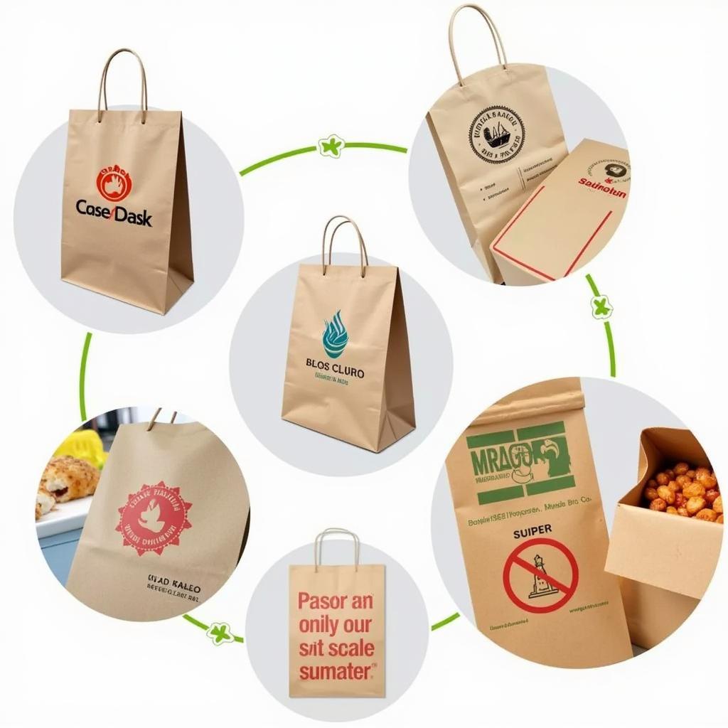 Custom Printed Paper Food Bags for Branding and Marketing