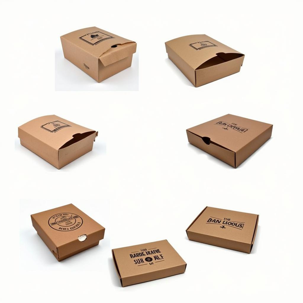 Custom Printed Paper Food Packaging with Brand Logo