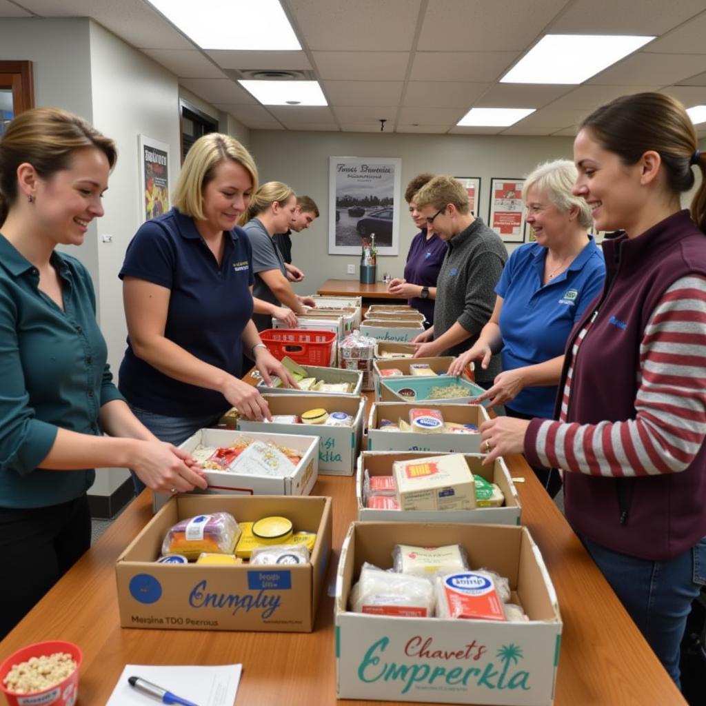 Danbury Food Pantry Volunteers Helping Families