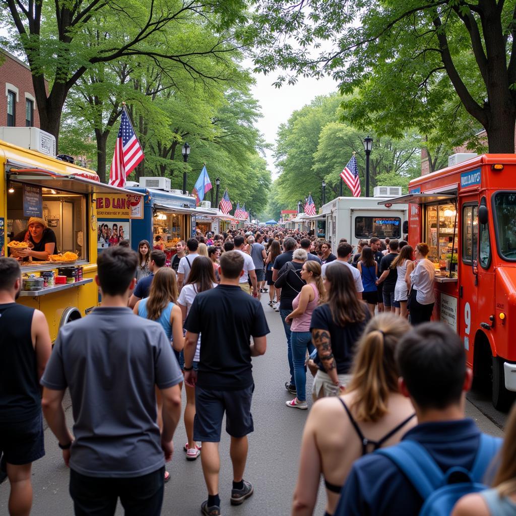 Dayton Food Truck Rally Atmosphere