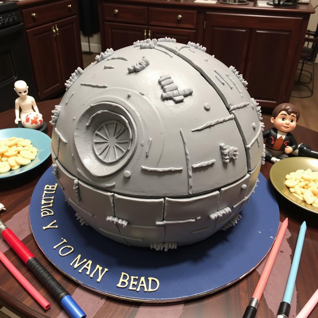 May the 4th Death Star Cake