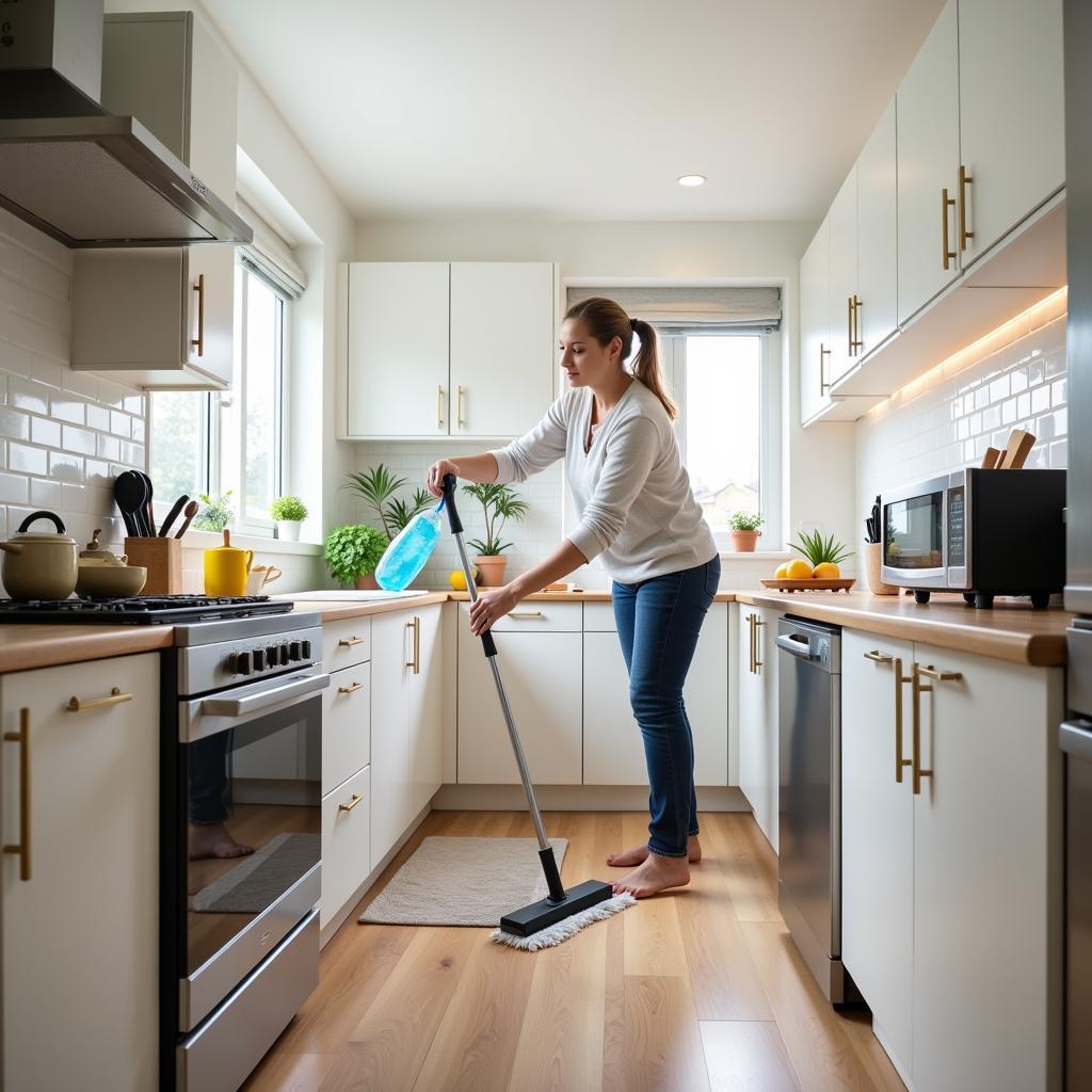 Deep Cleaning the Kitchen to Eliminate Odors