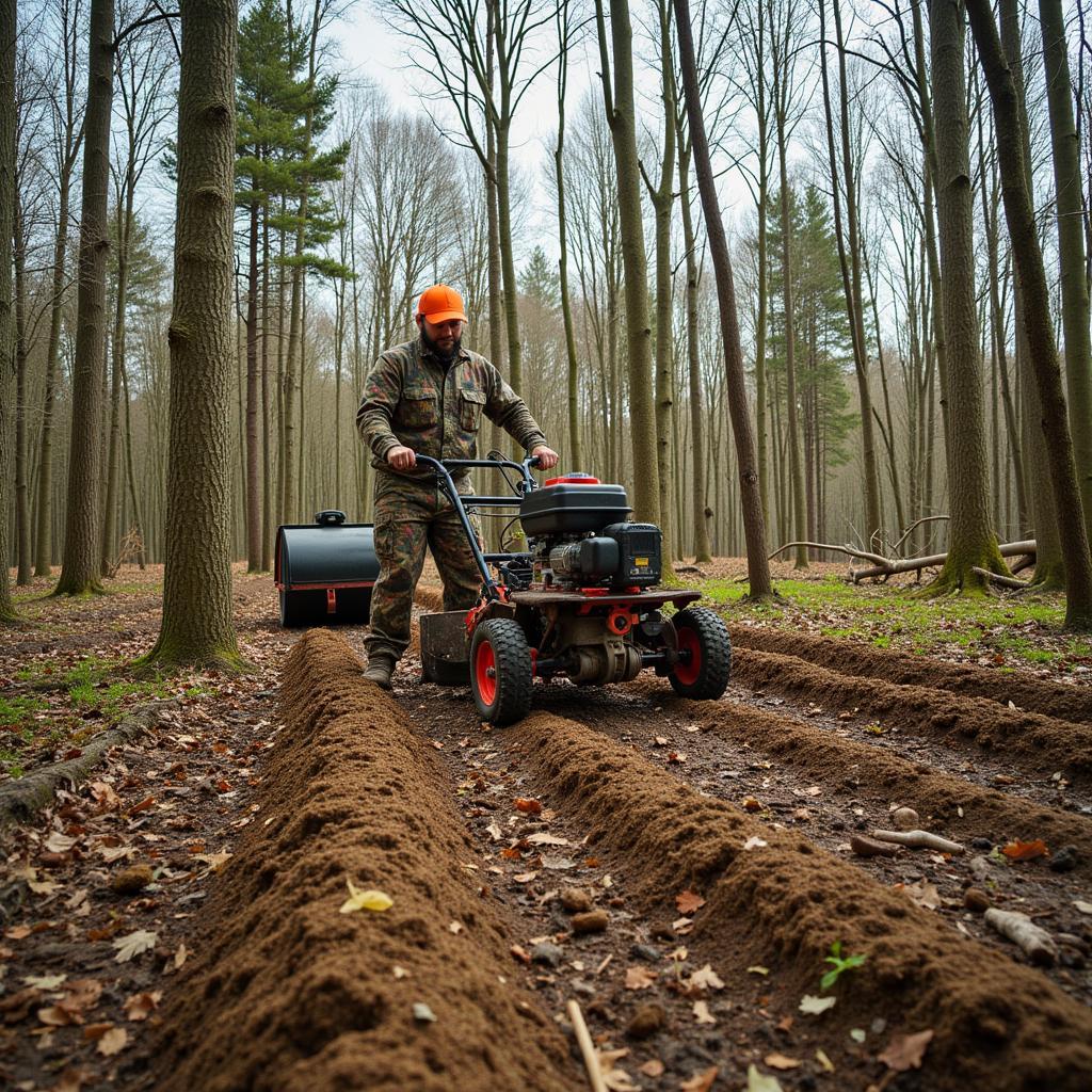 Deep Woods Food Plot Soil Preparation