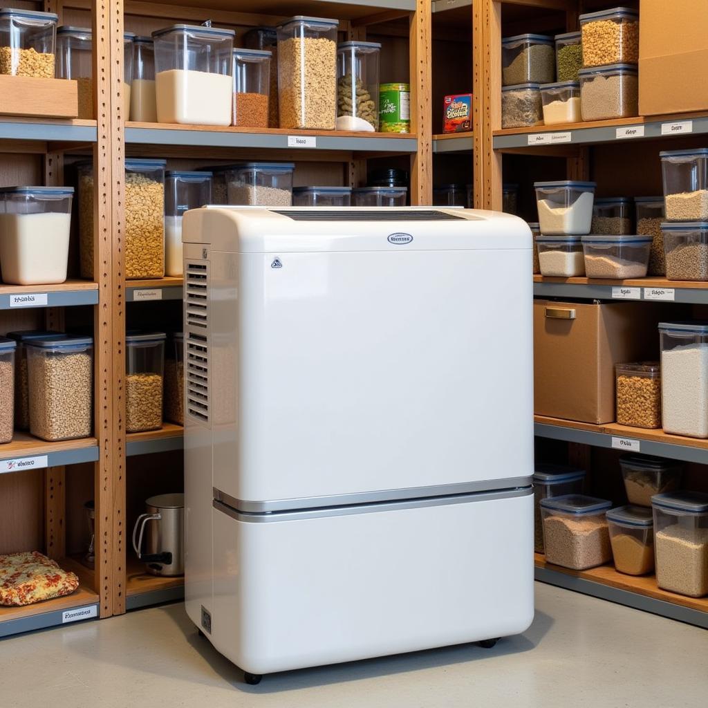 Dehumidifier in Food Storage Area