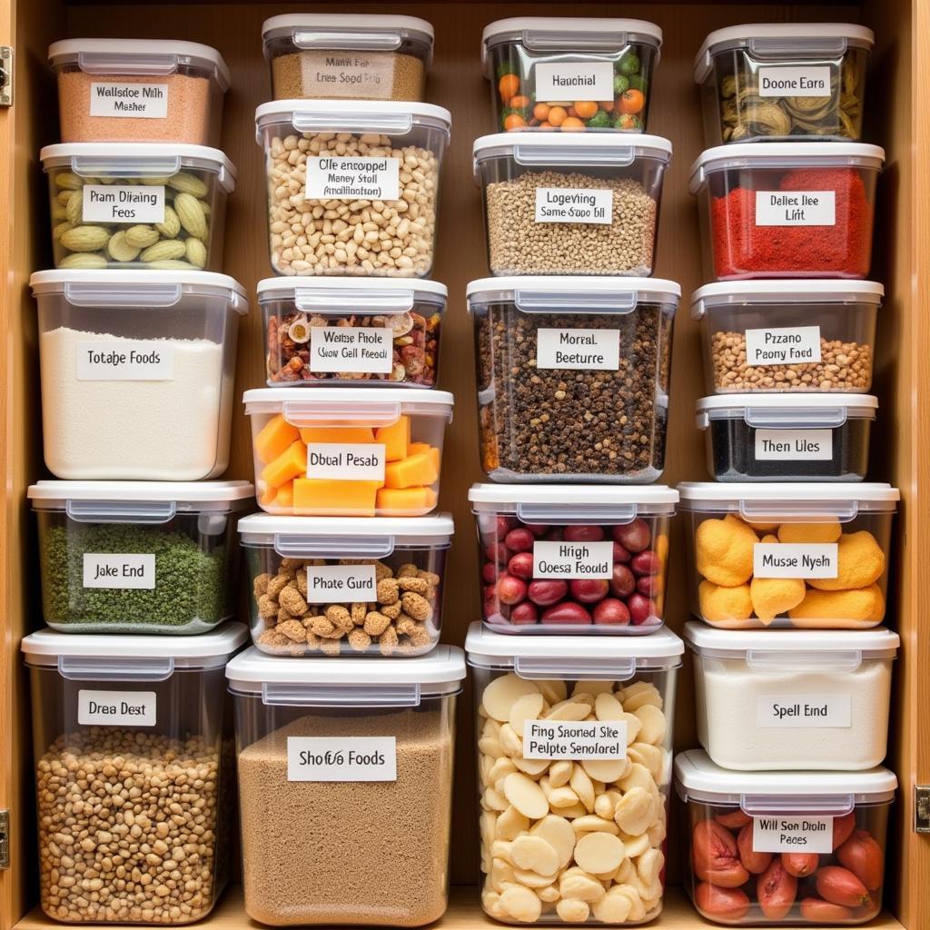 Storing Dehydrated Foods