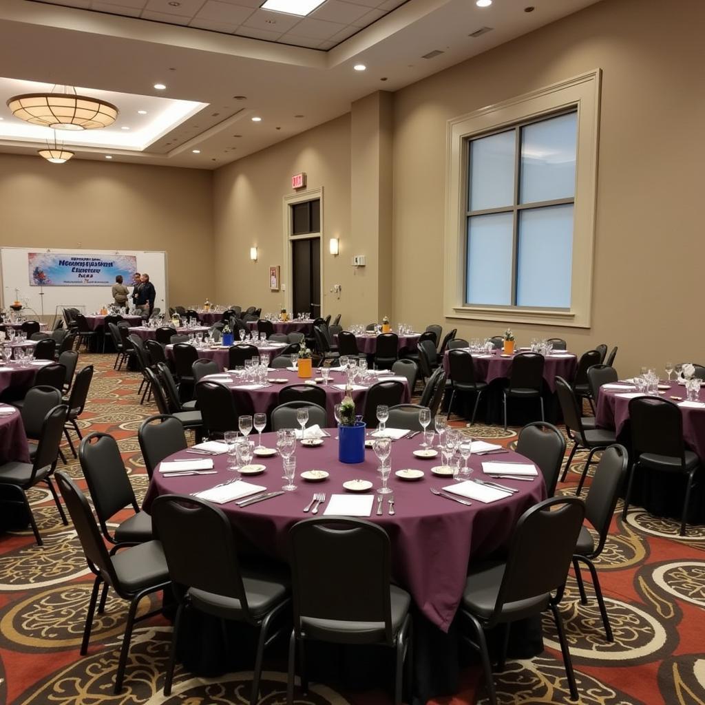 Designated Eating Area at a Conference