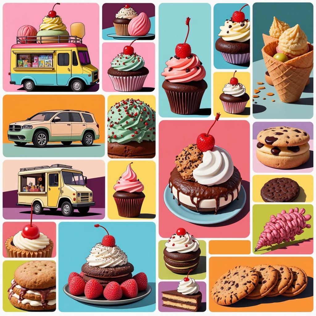 Dessert Food Truck Menu Variety