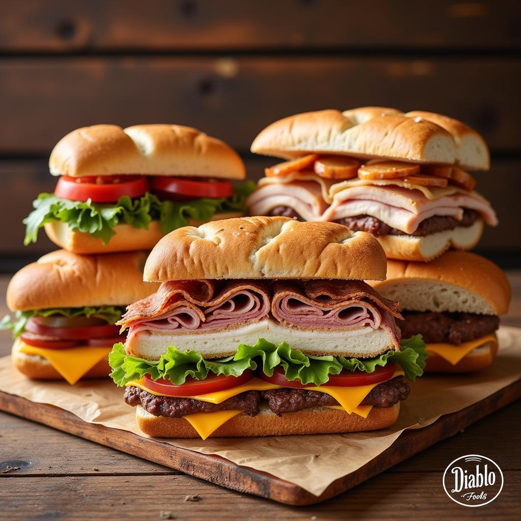 Diablo Foods Classic Deli Sandwiches