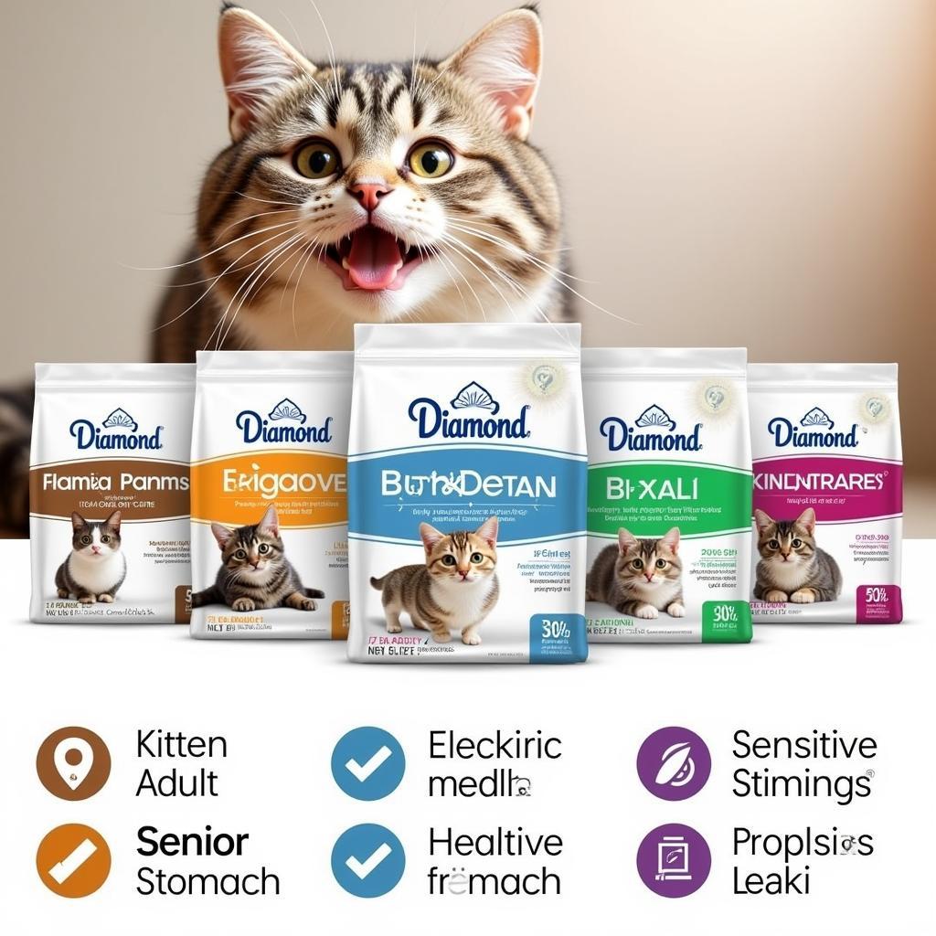 Diamond Cat Food Variety