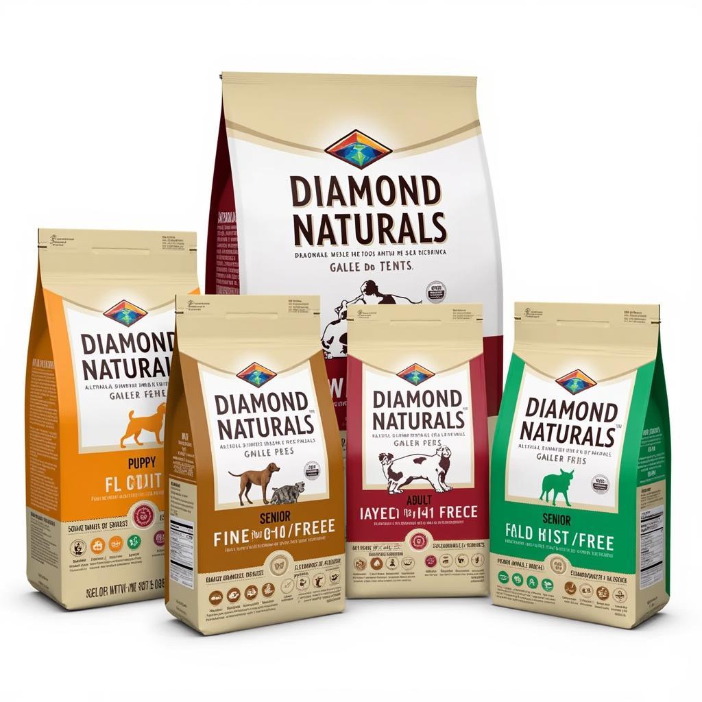 Different Diamond Naturals Dog Food Formulas