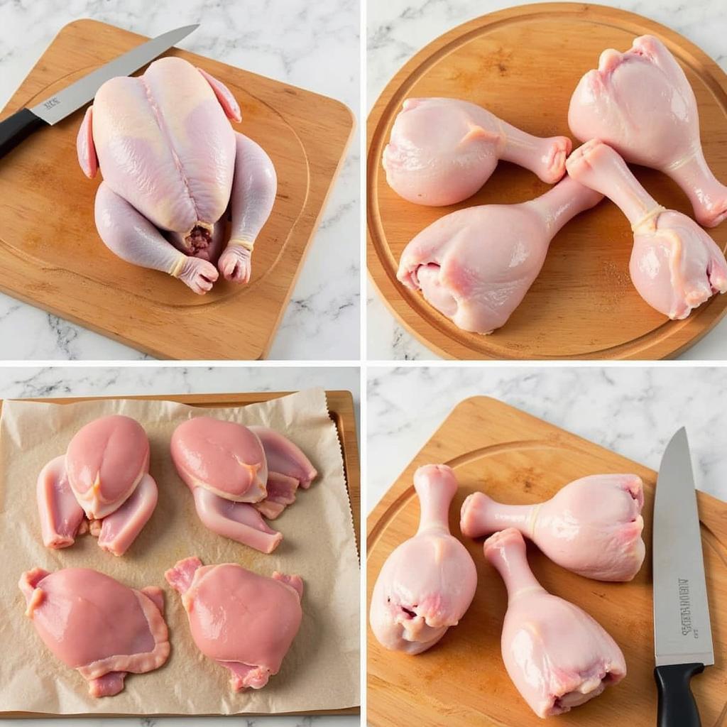 Different Cuts of Chicken for Grubs