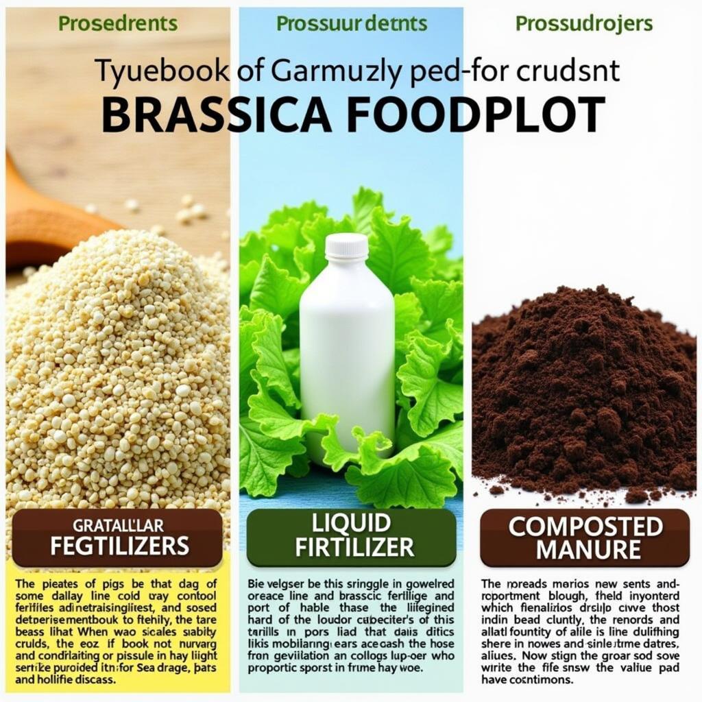 Types of Fertilizer for Brassicas