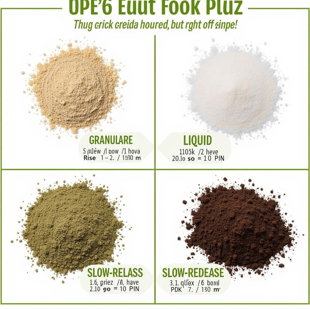 Different Fertilizer Types for Food Plots