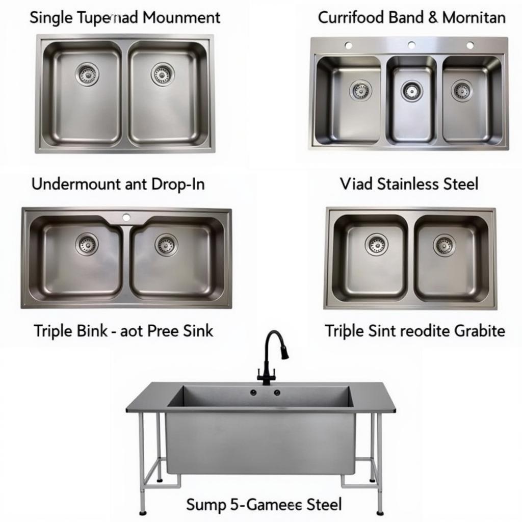 Various Food Prep Sink Configurations for Different Kitchen Needs