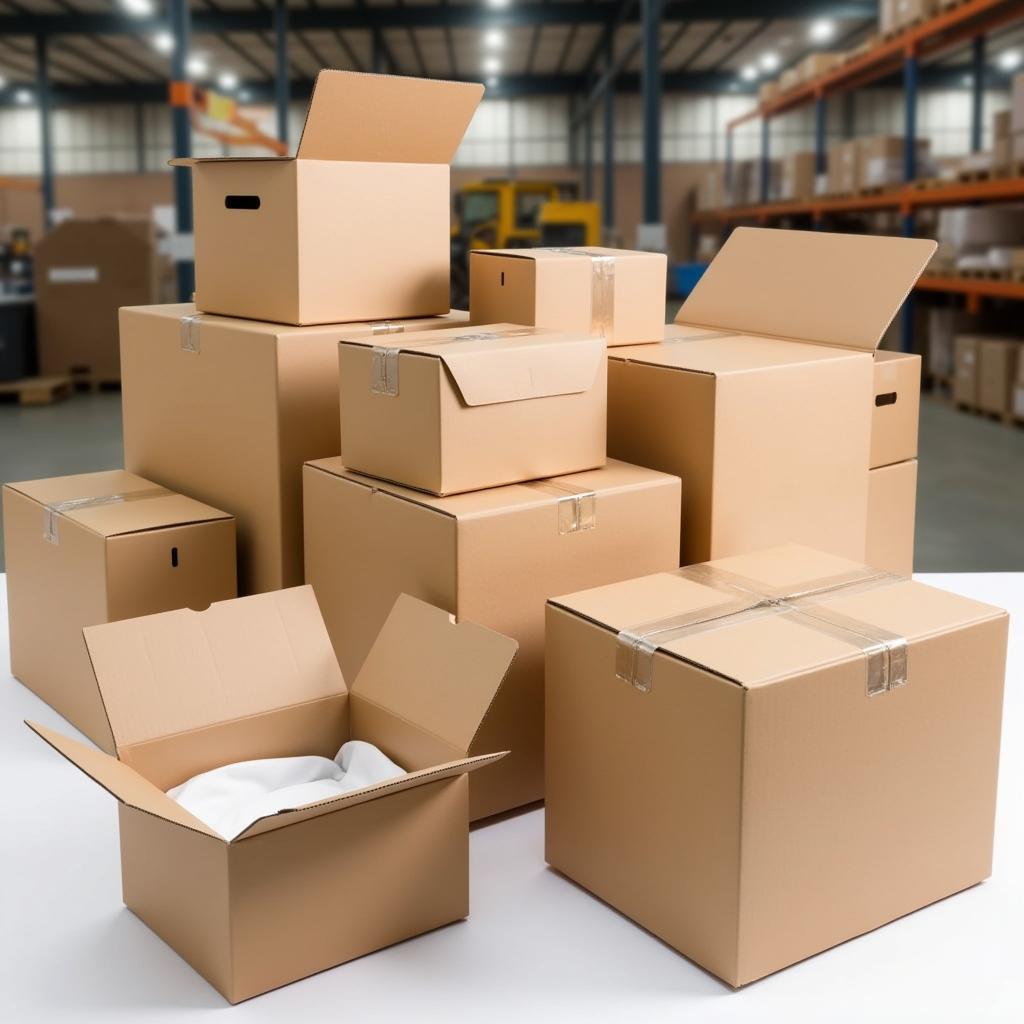 Various Sizes of Insulated Shipping Boxes