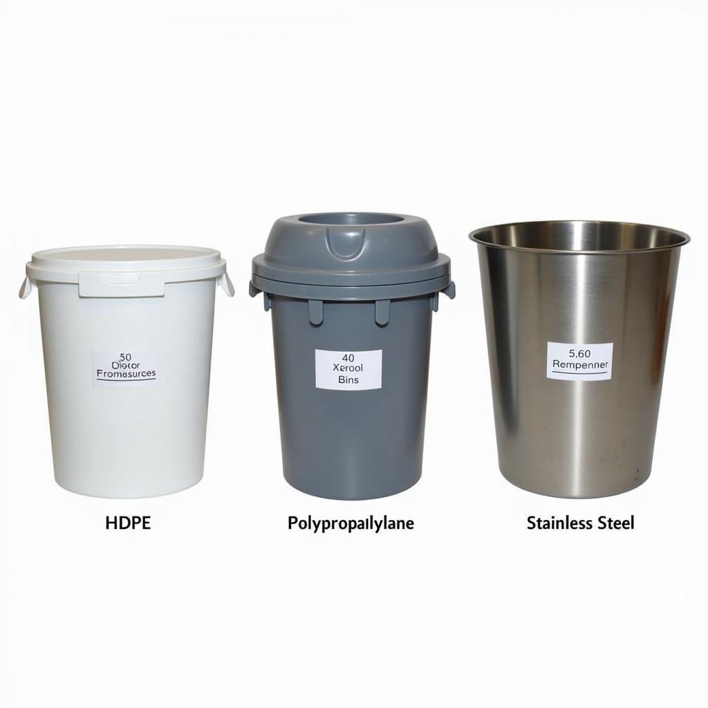 Different Materials of Food Grade Bins