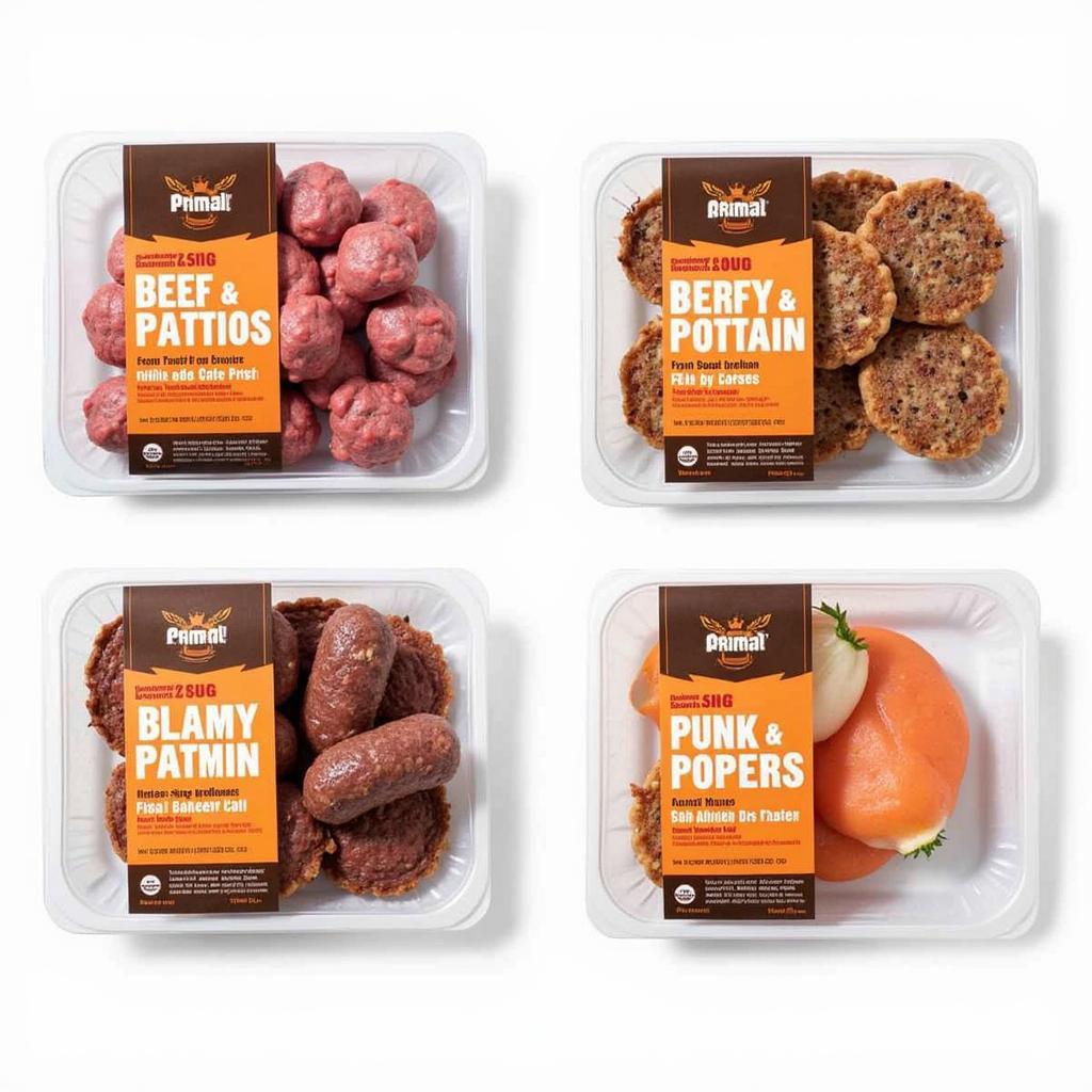 Variety of Primal Frozen Dog Food Patties: Catering to Every Dog's Needs