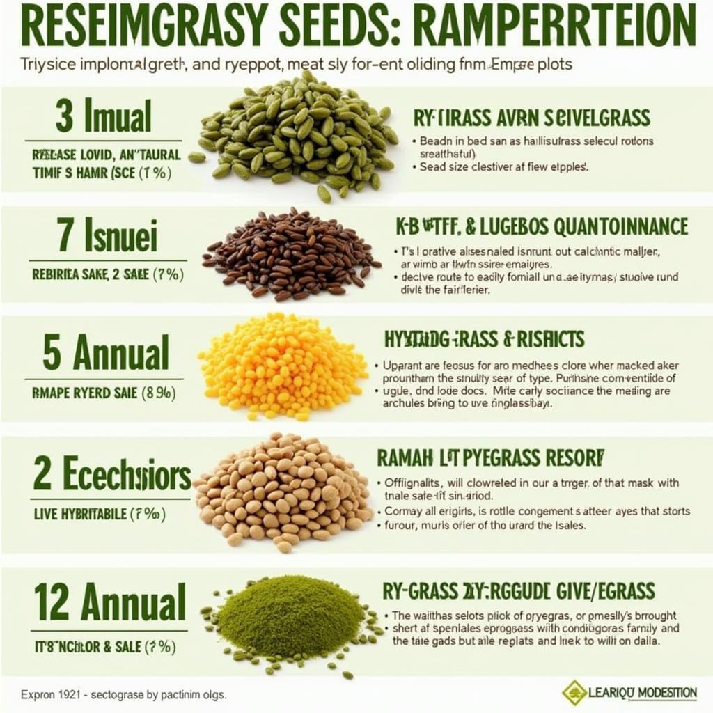 Different Ryegrass Varieties for Food Plots