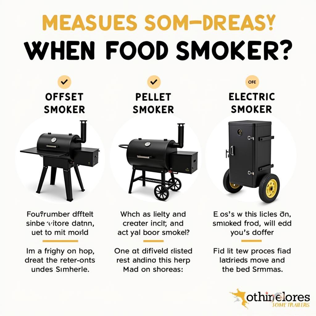 Different Smoker Types for Food Trailers