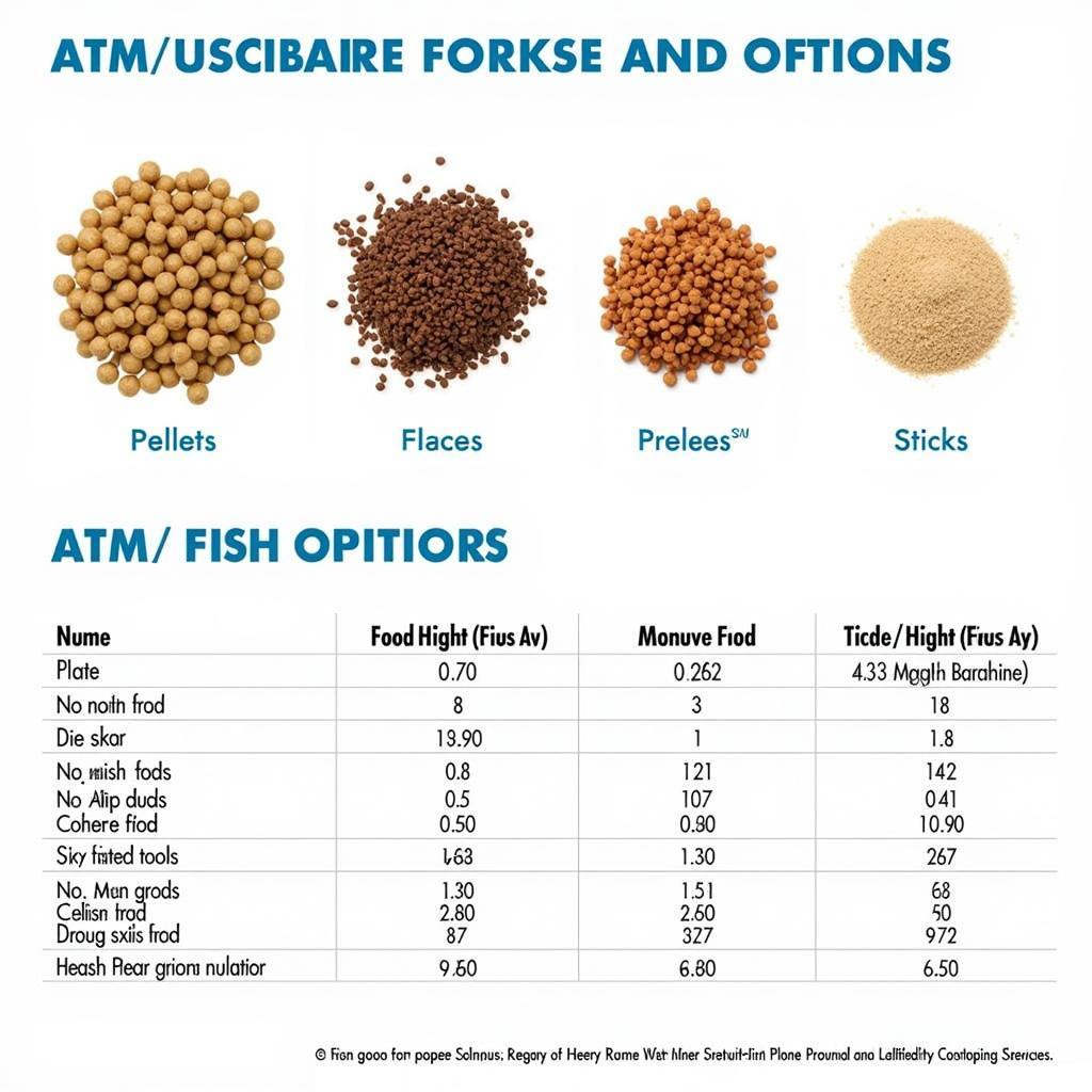 Various Types of Fish Food Available from ATM Dispensers