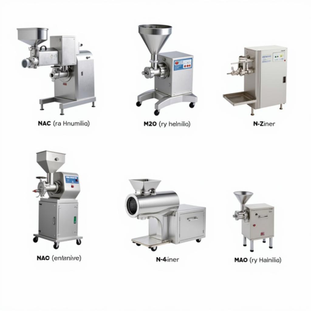 Various types of food emulsifier machines for different applications