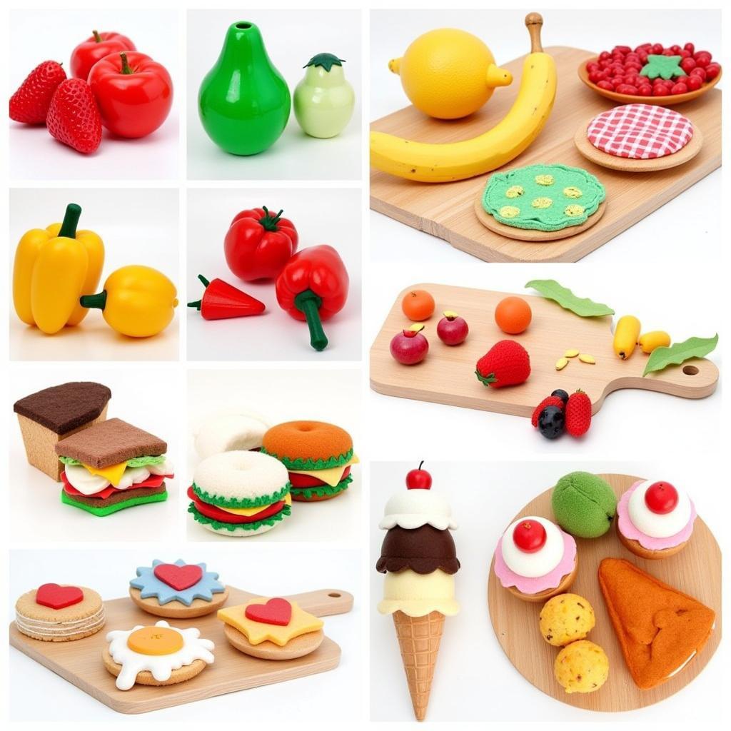 Variety of Toys Food Types for Kids