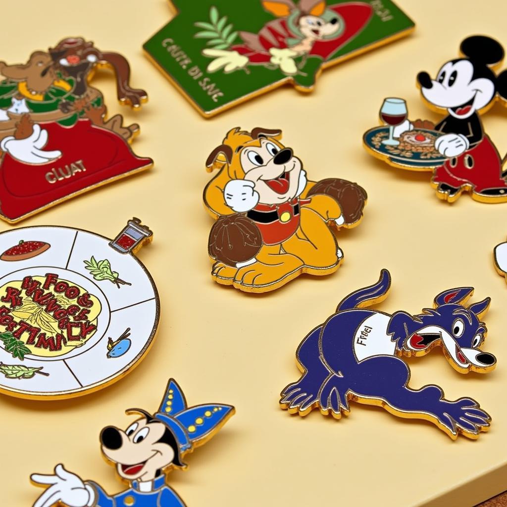 Disney Food and Wine Festival Limited Edition Pins