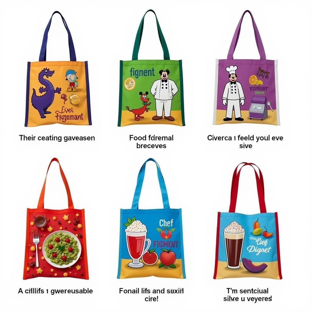 Disney Food and Wine Festival Reusable Bags