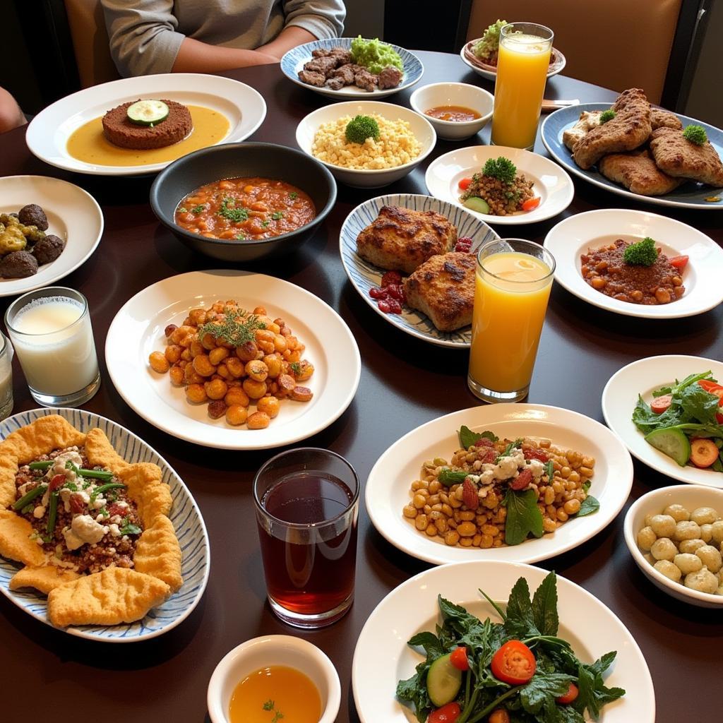 Diverse Book Club Food Spread Pairing