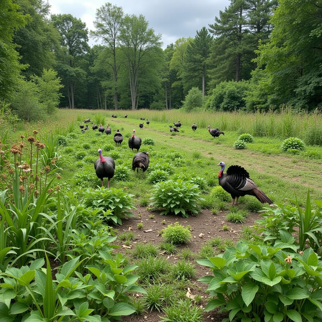 Diverse Planting in a Turkey Food Plot