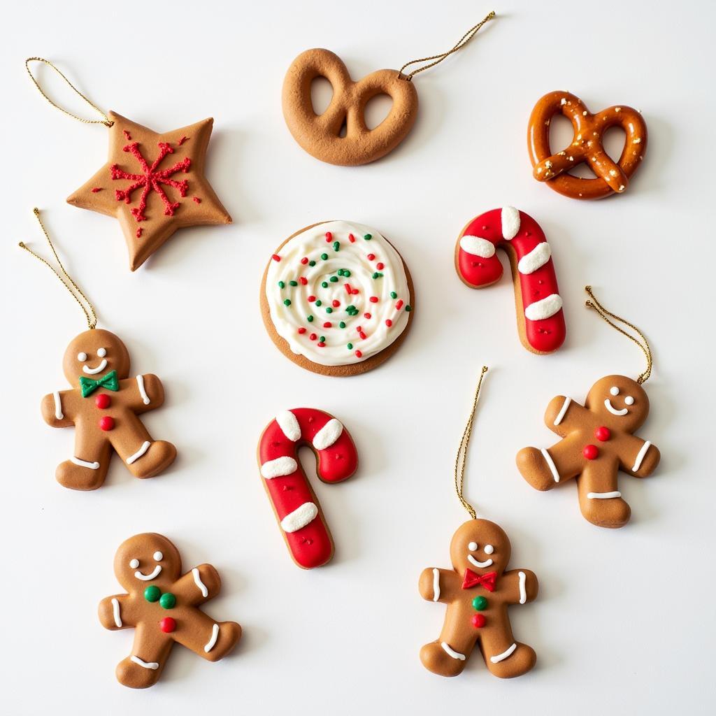 Handmade Salt Dough Food Christmas Ornaments