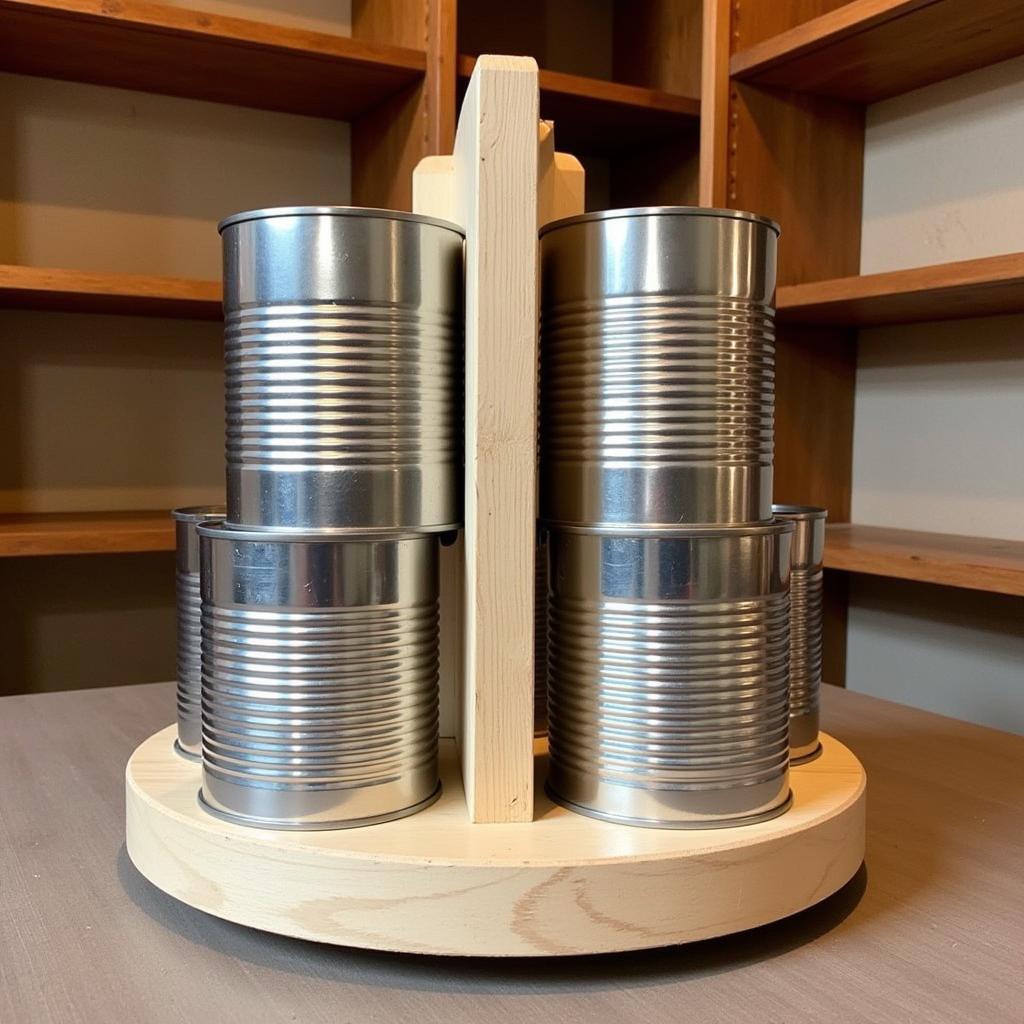 DIY Rotating Can Storage System