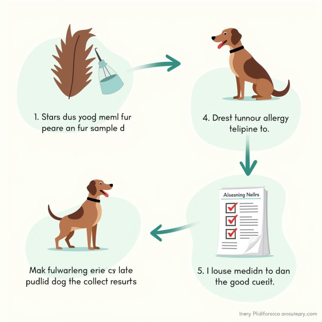 Dog Food Allergy Test Kit Process