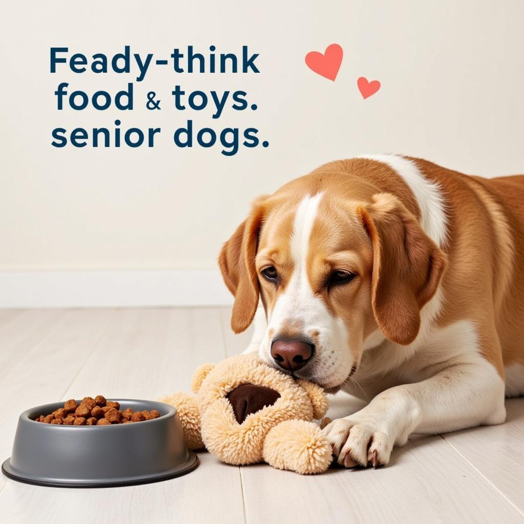 Senior Dog Care: Food and Toys for Aging Companions