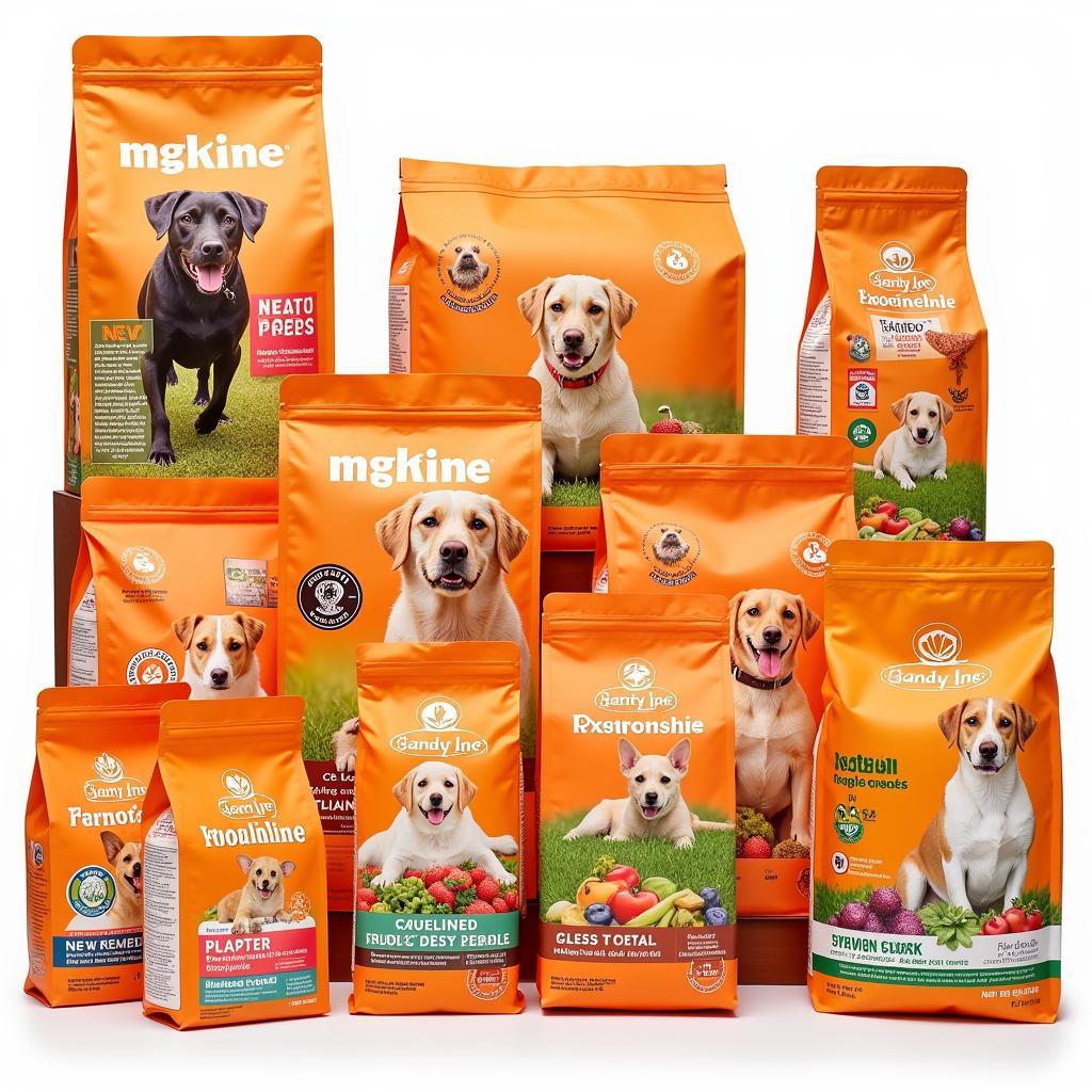 Dog Food in Orange Bags: A Variety of Options