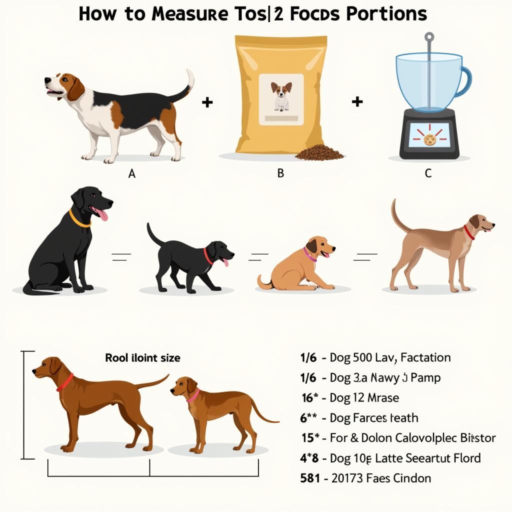 Measuring Dog Food Portions from a 50-Pound Bag