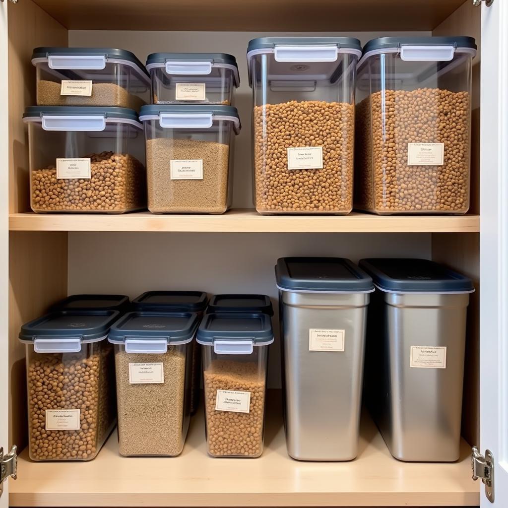 Dog Food Storage Solutions: Airtight Containers and Pantry Organization