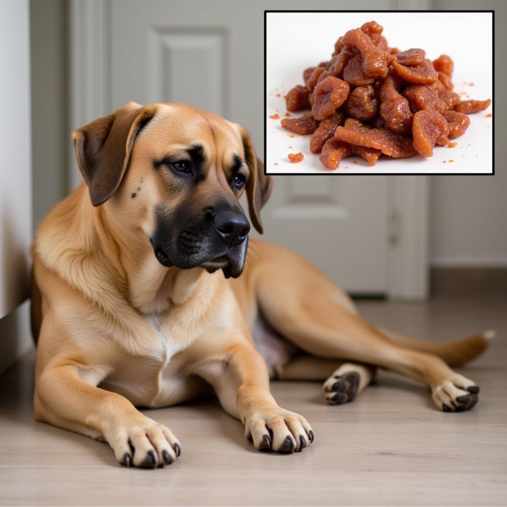 Dog Showing Signs of Pancreatitis and Vomiting